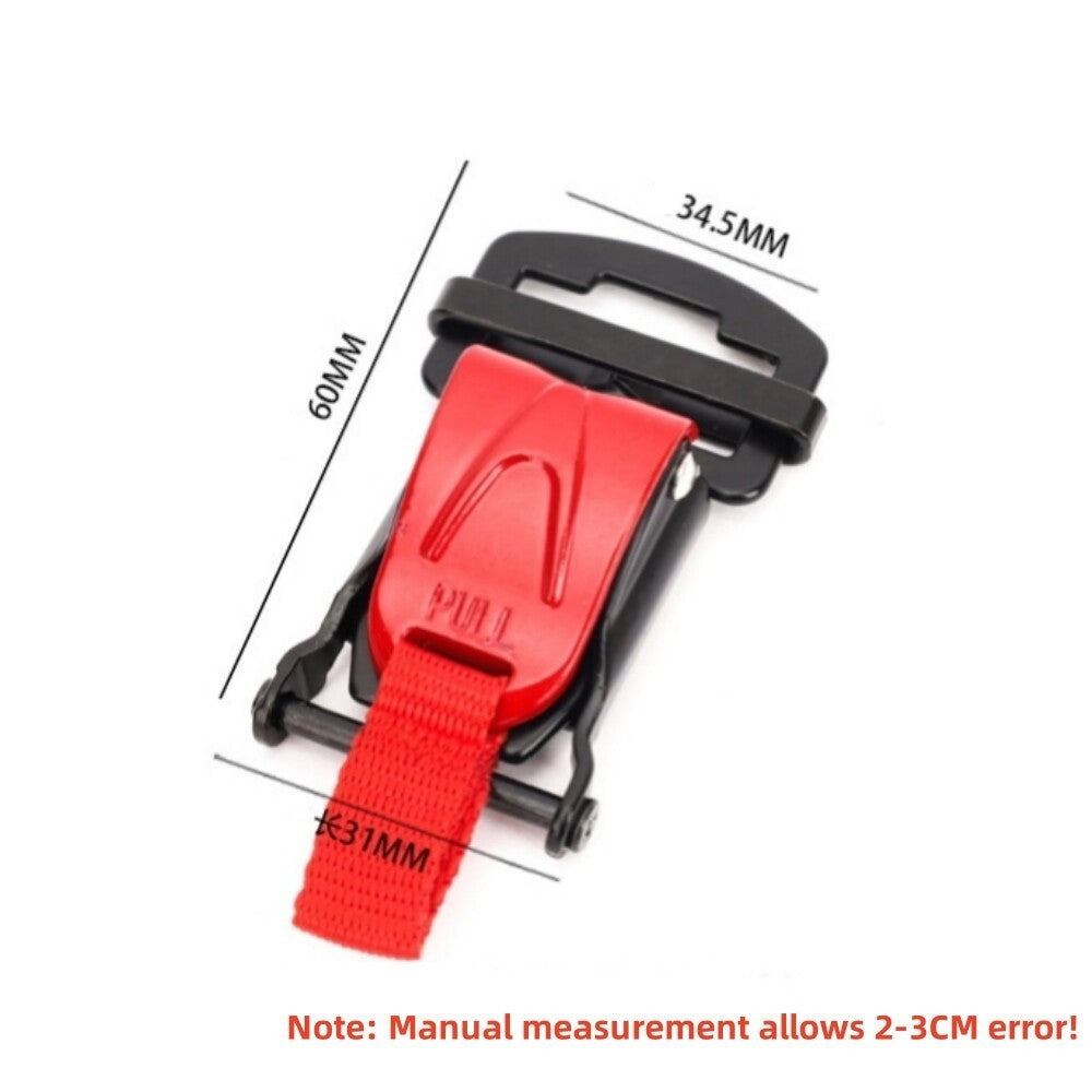 1 Sets Helmet Quick Release Buckle Kit Ratcheted Chin Strap Adapter 25mm