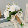 Wedding Bouquet for Bride Bride Holding Bouquet Romantic with Ribbons Bridal