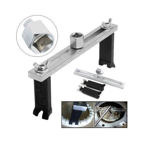 Fuel Pump Lid Tank Cover Remove Spanner Adjustable Wrench Universal Repair Tool