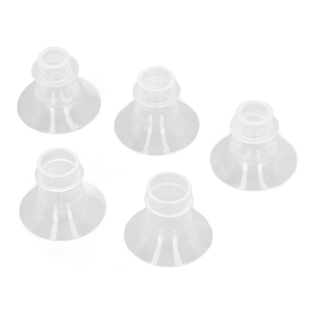 Pump Flange Inserts 13/15/17/19/21mm Breastfeeding Pump Shields Easy Cleaning