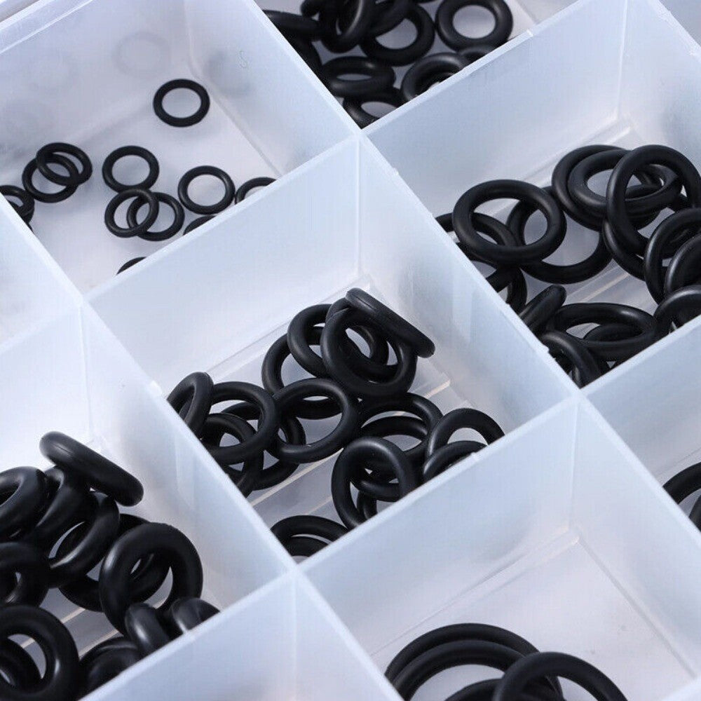 225Pc O RING SET Assorted O-Ring Washer Kit Pack Rubber ORing Seals Plumbing Tap