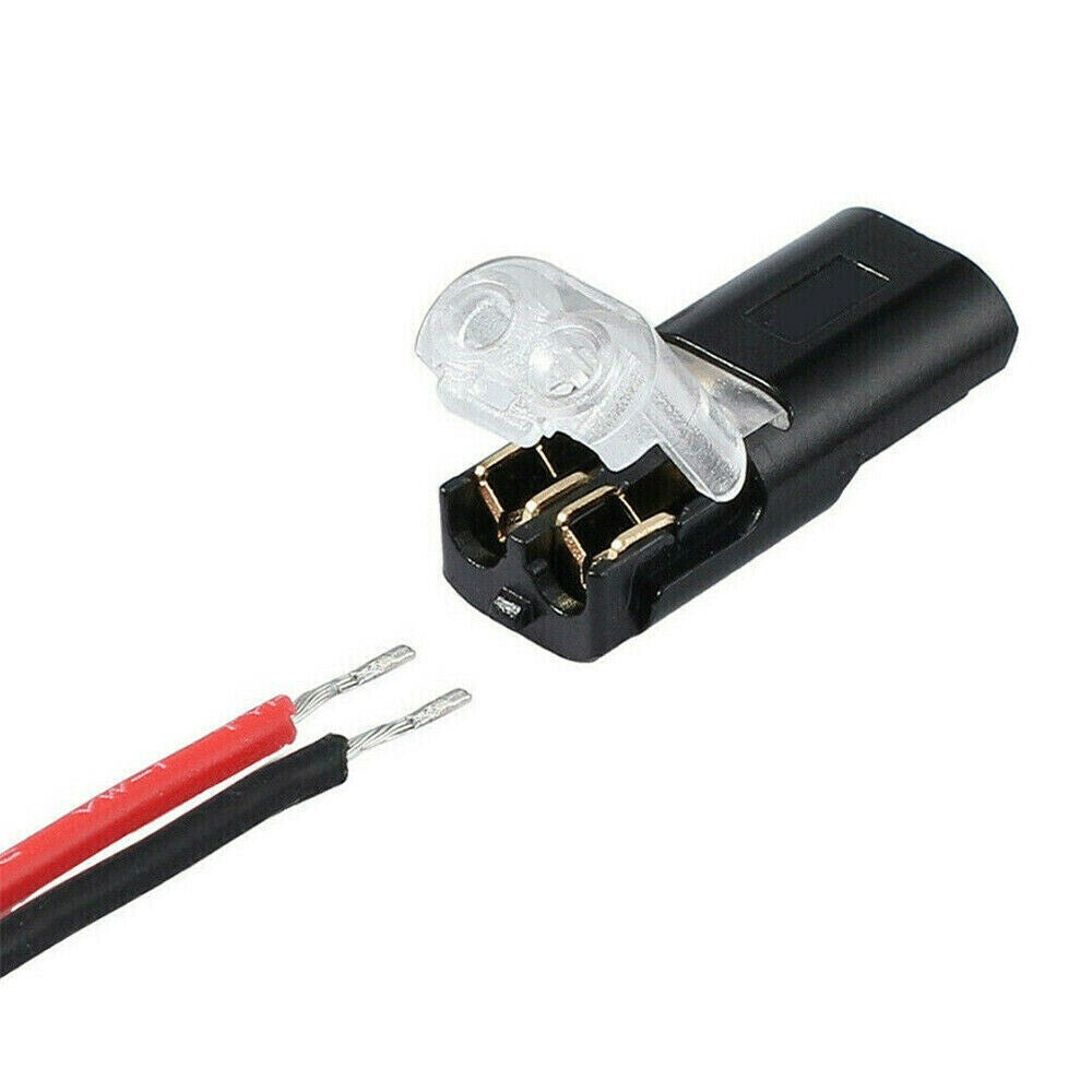 2-Pin Way Plug Car Automotive Waterproof Electrical Connector Wire Cable UK
