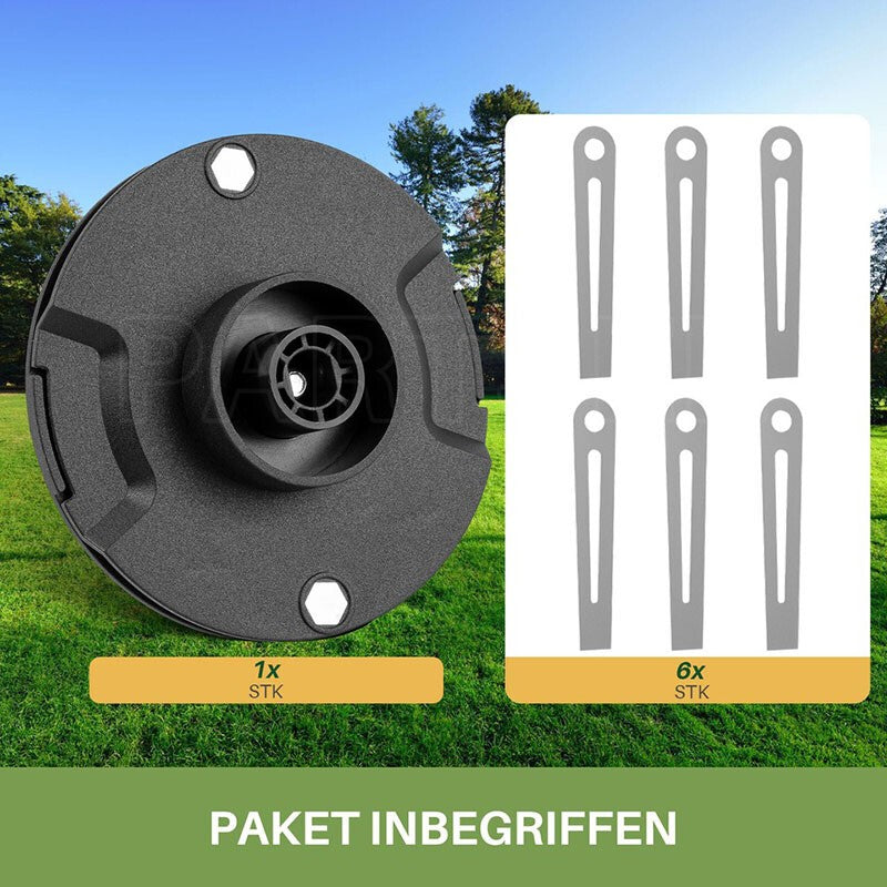 Metal Blade Replacement Blades for Einhell GE-CT 18 LI Cordless Grass Trimmer　7ｐ