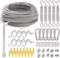 Garden Wire Rope 50M Hanging Kit For String Light And Climbing Plant Support