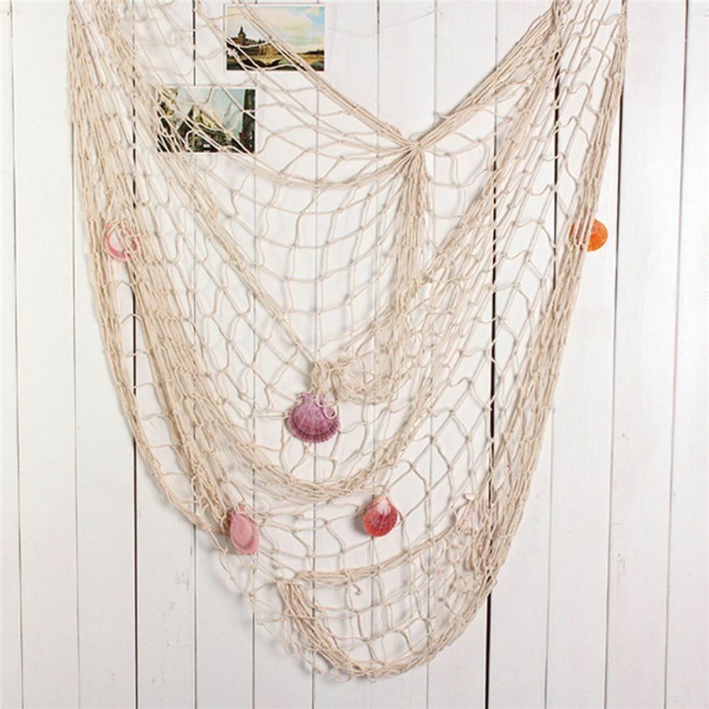 Decorative Fishing Net Shell Nets Home Wall Decor Mediterranean Styles