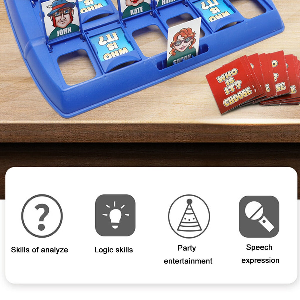 Guess Who? Traditional Classic Family Board Games Indoor Toy Party Puzzle games