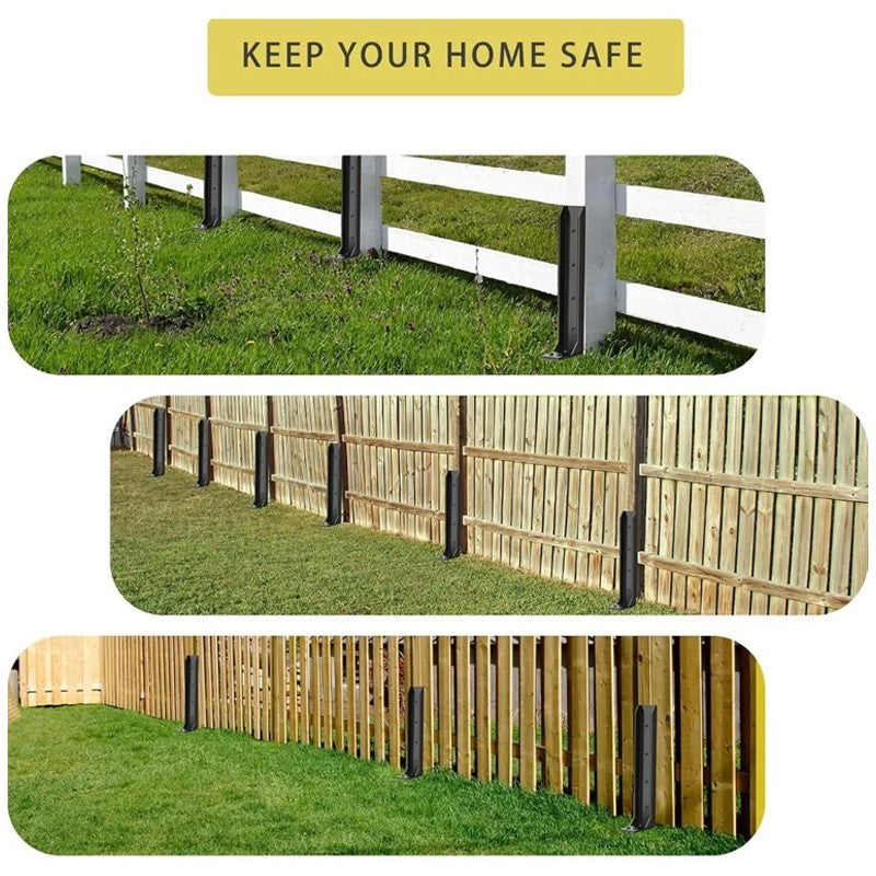 2X Fence Post Repair Kit Heavy Duty Fence Post Anchor Ground Spike Quick Fix uk
