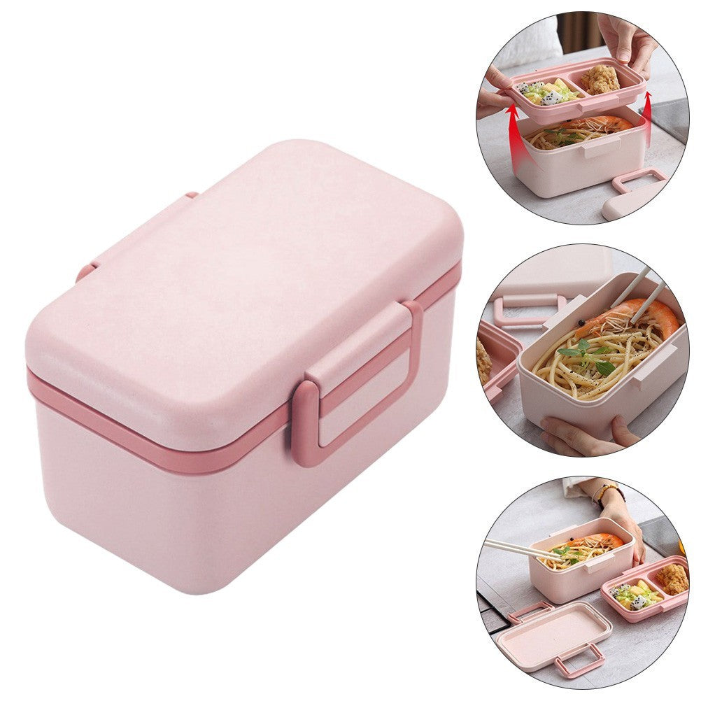 Square Box Lunch Container Japanese Style Lunch Holder