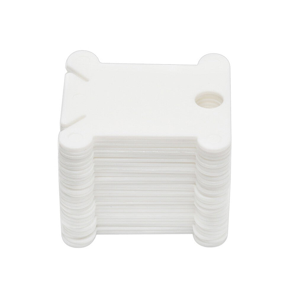 NEW 120pcs Plastic Floss Bobbins Cross-Stitch Embroidery Thread Organiser UK