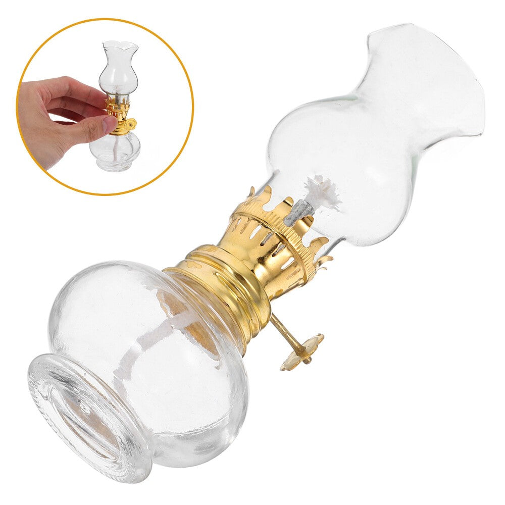 Oil Lamp Chimney Vintage Style Clear Kerosene Lamp Shade Chimney