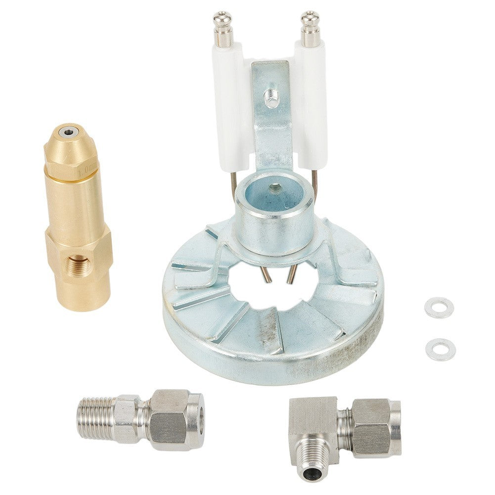 Waste Oil Burner Nozzle Siphon Air Atomizing Spray Nozzle Electrode  0.5-2.0mm.