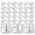 100 Pcs Wall Panel Fixing Piece Integrated Clamp Furniture Clamps