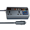 200W Car Power Inverter 12V/24V to 220V Car Converter 4 USB 2TYPE-C and 2 Socket