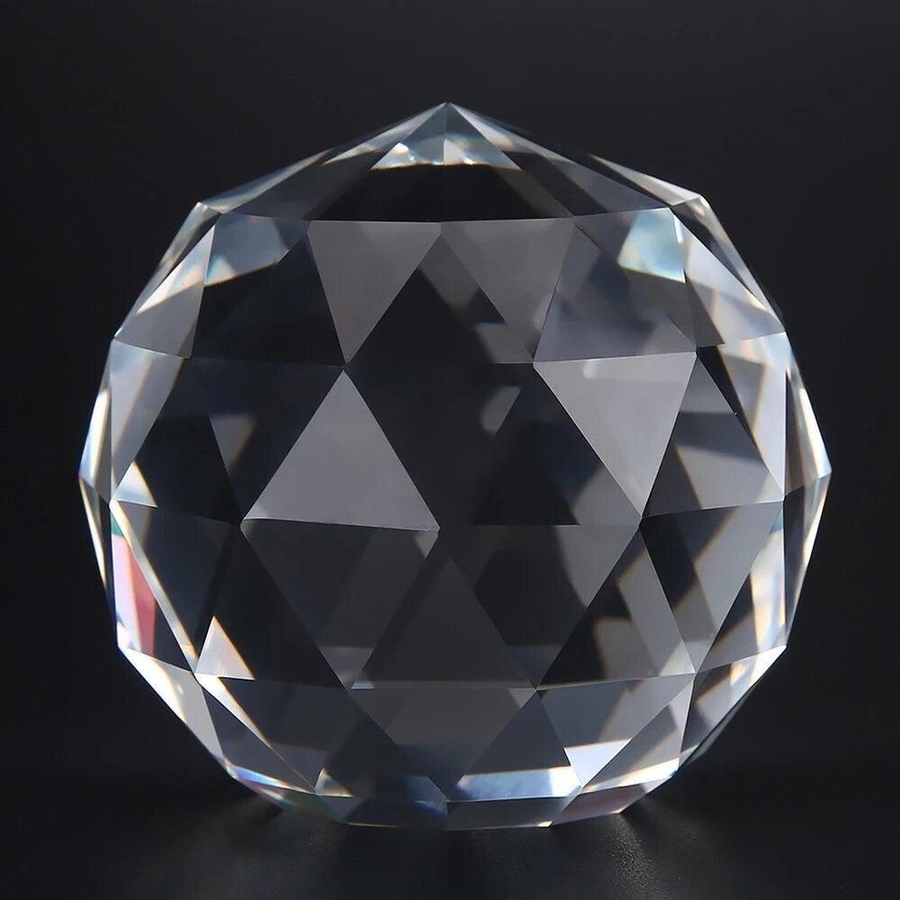 HOT NEW 60mm Maze Crystal Clear Cut Crystal Glass Ball Crystal Maze