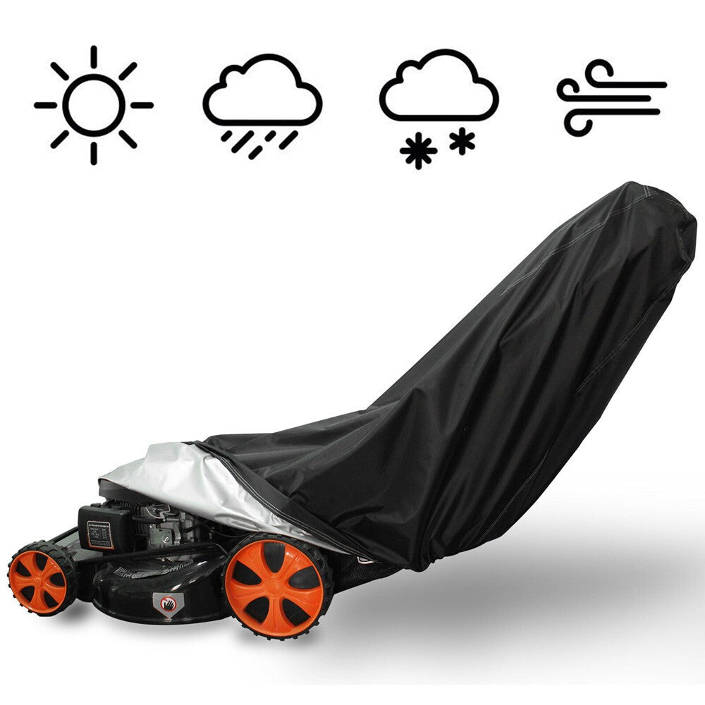 Universal Large Waterproof Lawn Mower Cover Heavy Duty Push Mower UV Protector