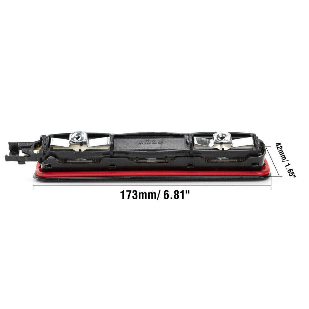For VW Caddy 2004-2015 3rd Black Center Centre High Level Rear Brake Light Lamp