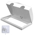 Double Socket Protector Electric Plug Cover Baby Child Safety Box Waterproof