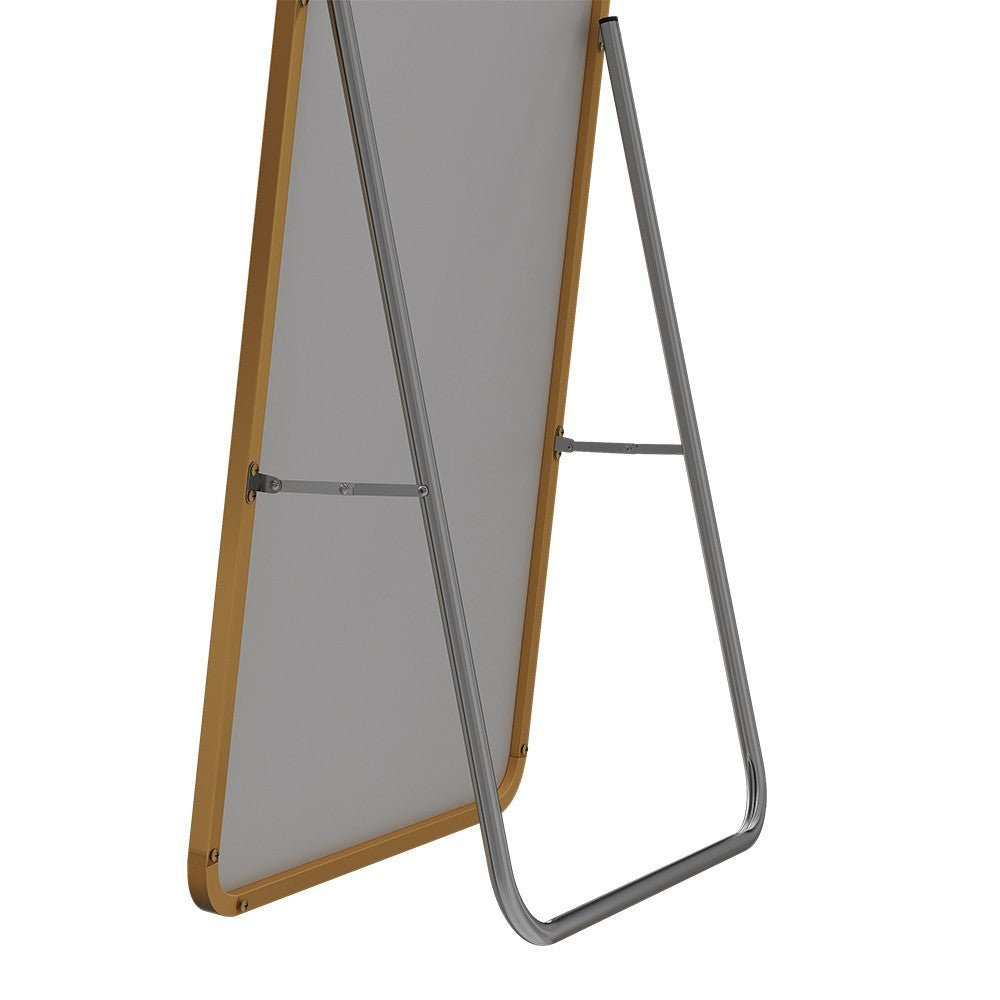 Arched Home Full Length Mirror Floor Wall Hanging Mirror with Stand 50x160cm