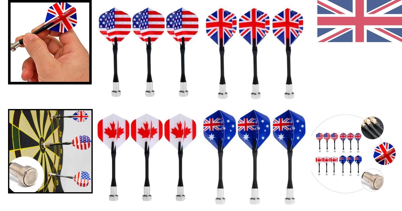Magnetic Darts - 12pk – Magnet Toys, Party Games for Adults or Kids