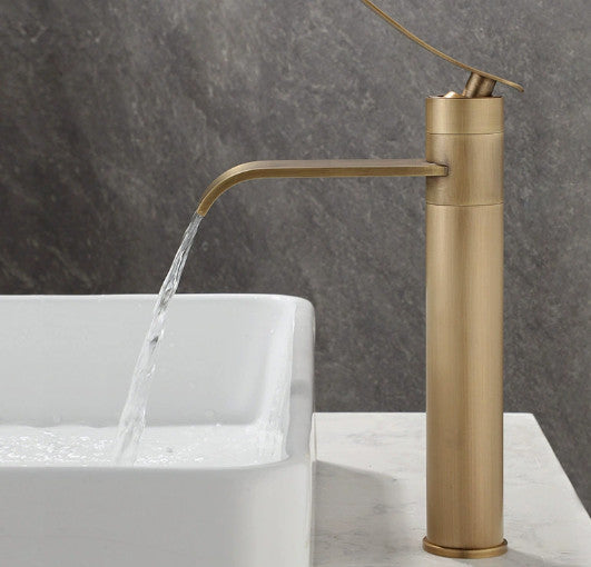 Modern Bathroom Single Lever Hole Basin Faucet Swivel Waterfall Sink Mixer Taps*
