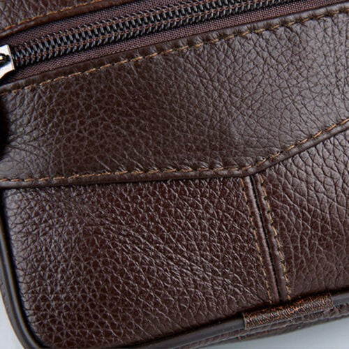 Vintage Men's Genuine Cow Leather Messenger Bag Shoulder Bag Handbag