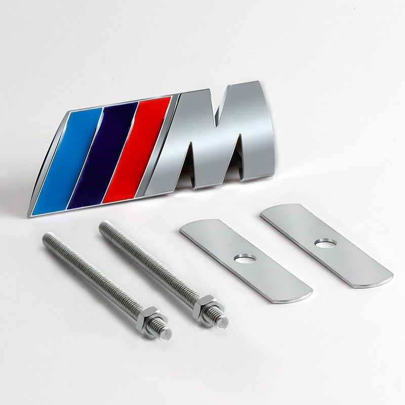 FRONT GRILL BADGE FOR B-M-W M-SPORT POWER TEC 1 3 4 5 6 SERIES M3 M5 X5