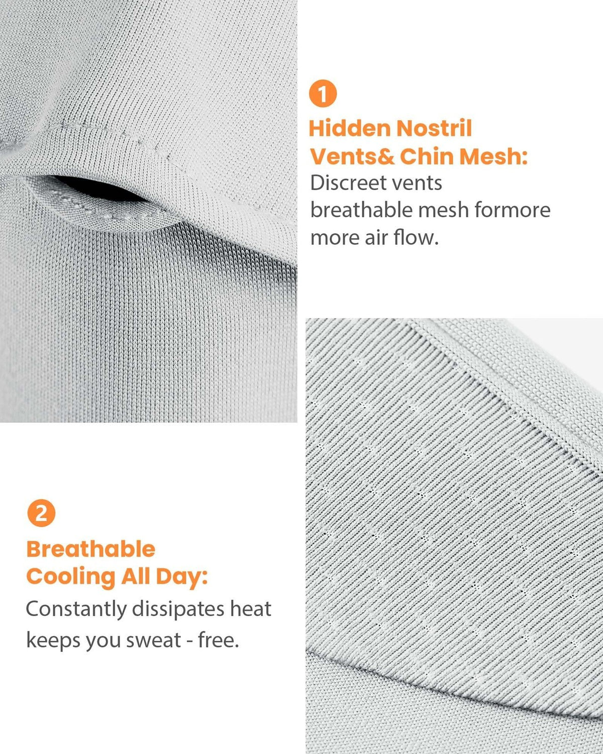 Breathable Adjustable Strap Sun Mask for Driving Cycling Outdoor Sun Protection