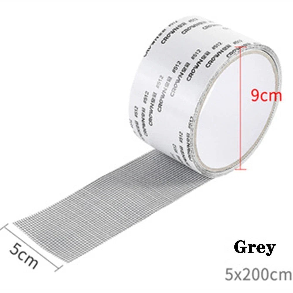 Waterproof Window Screen Repair Tape | Anti-Mosquito Self-Adhesive Mesh Patch