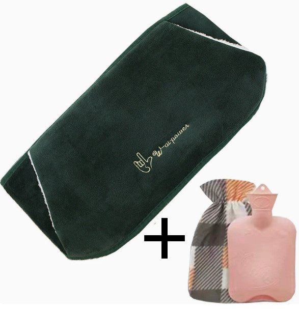 Wearable Hot Water Bottle Belt Wrap Around Waist Stomach Back Warmer sofe cover