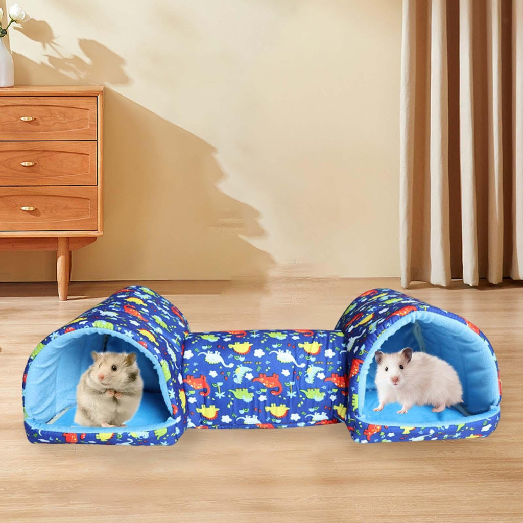 Hamster Hideout Guinea Pig Tunnel and Bed Bedding Habitat Small Animal House