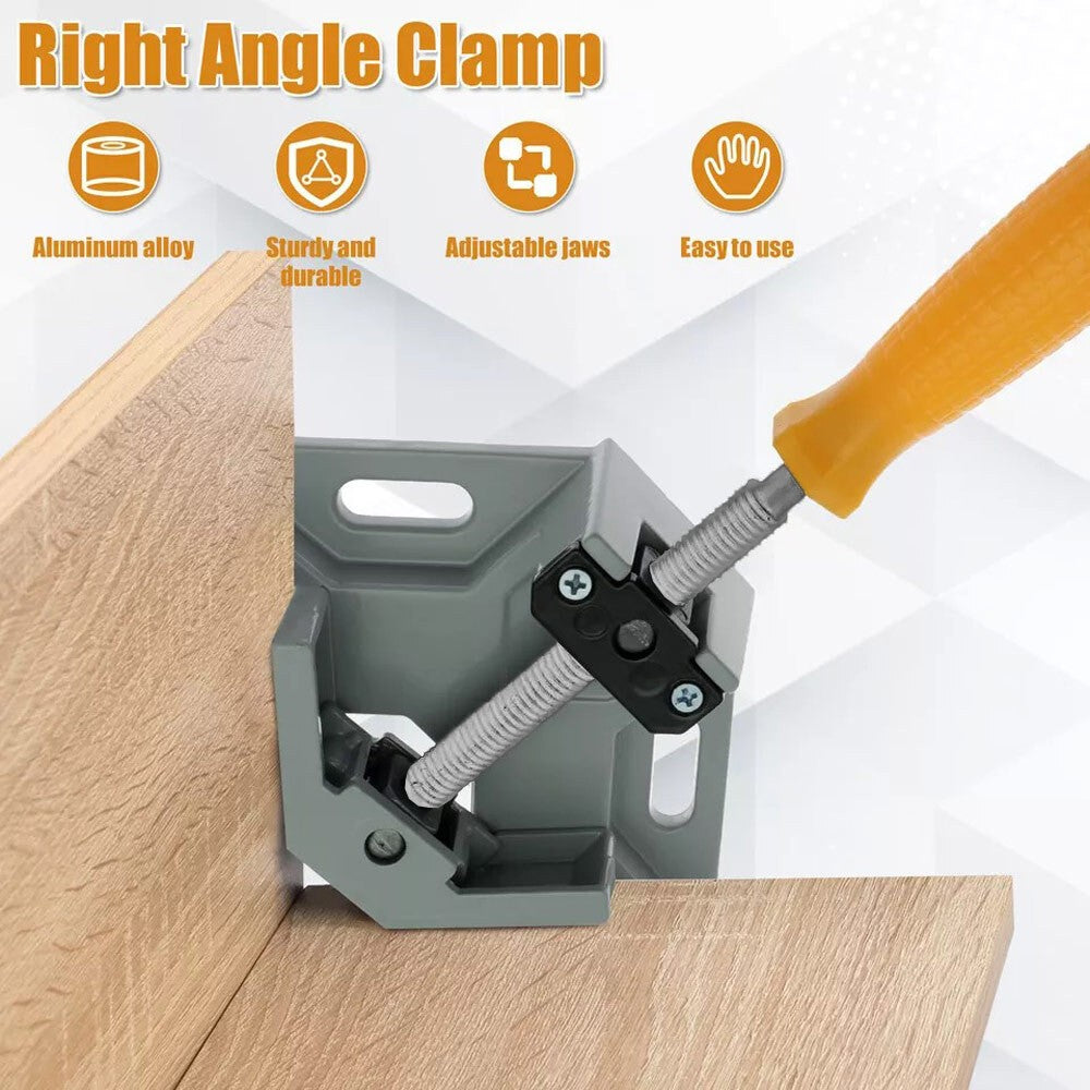 2X Corner Clamp 90 Degree Right Angle Clamps for Crafting Project Wood Tools UK