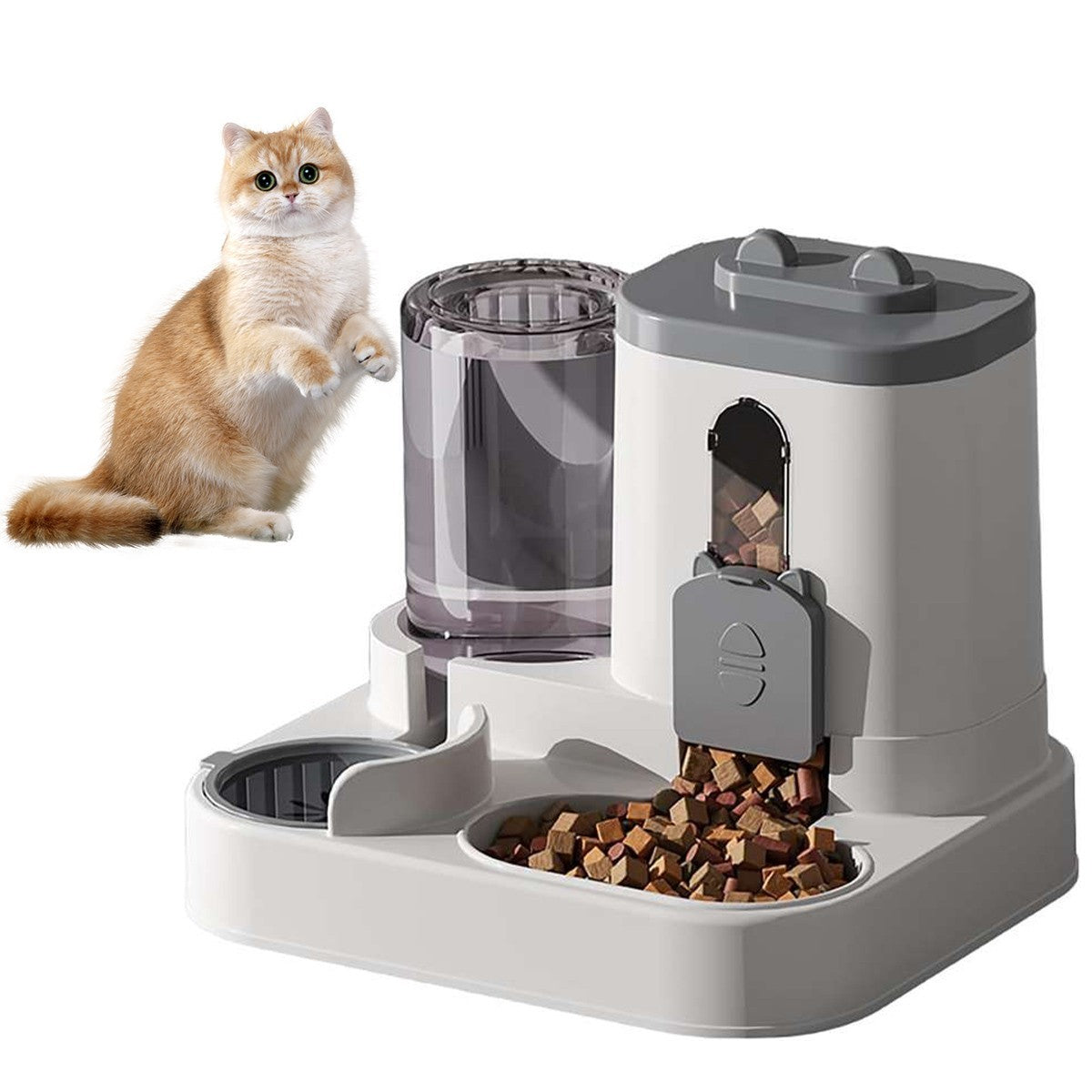 Pet Dog Puppy Food Dispenser Automatic Cat Feeder Water Dispenser Dry Wet