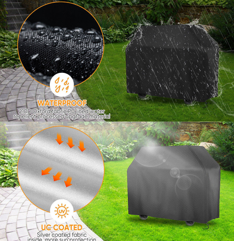 2X BBQ Cover Waterproof Barbecue Gas Smoker Grill Patio Garden Outdoor