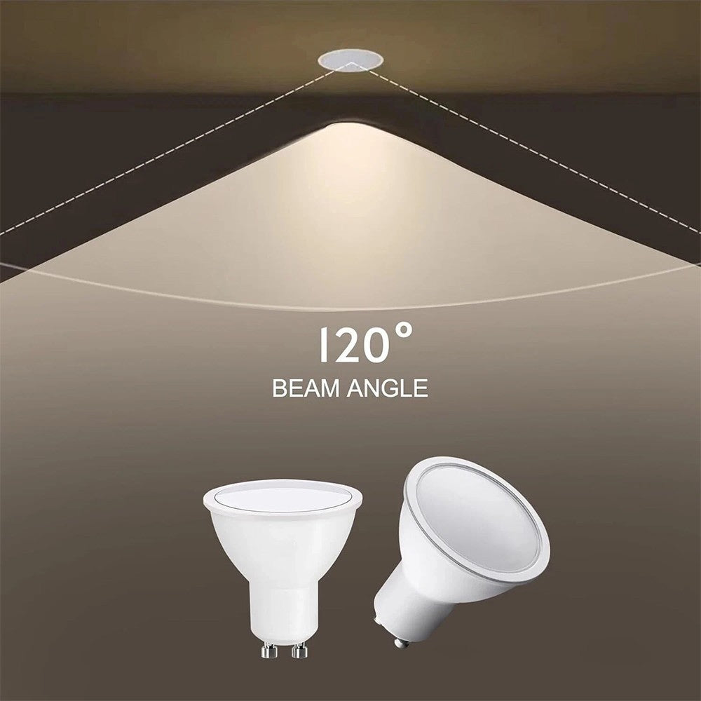 5/10PCS GU10 5W 220V LED Bulbs Lamps Cool Warm White Down Light Energy Saving