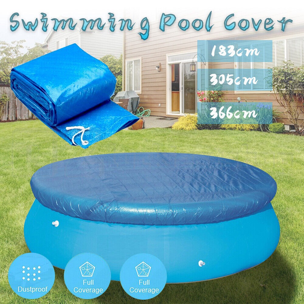 Round Swimming Pool Cover for Intex Bestway Family Garden Paddling Pools Cover