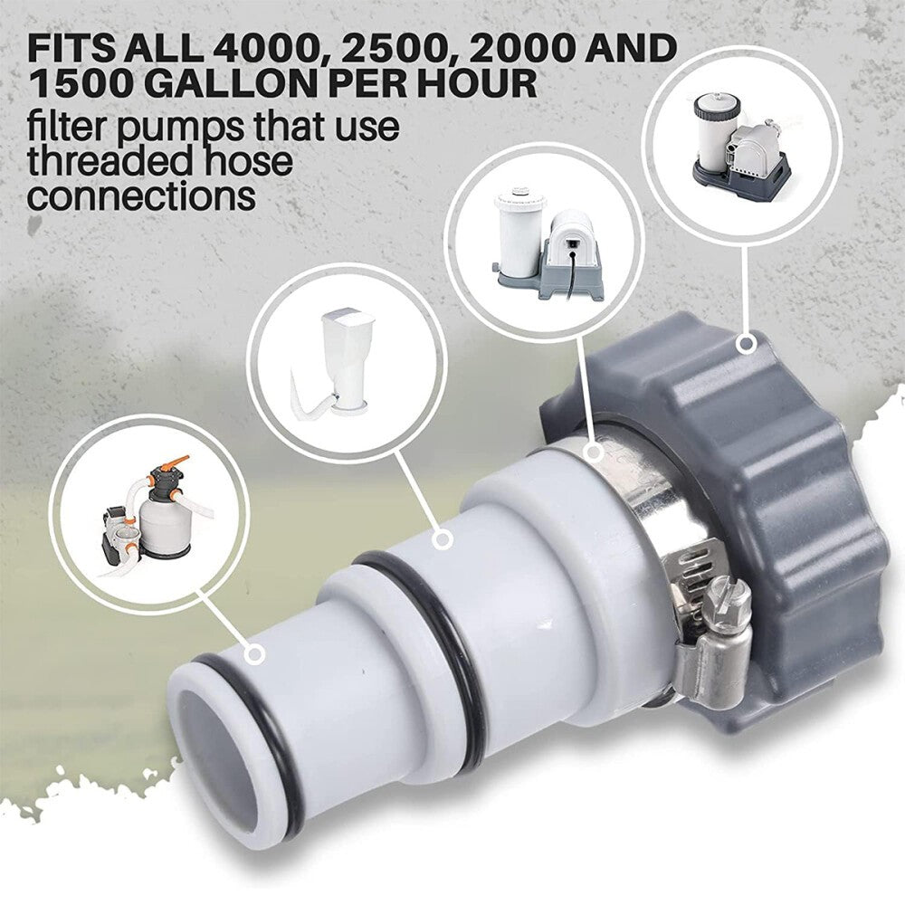 2x Swimming Pool Adapter A Pump Hose Special Adapter for Intex Bestway