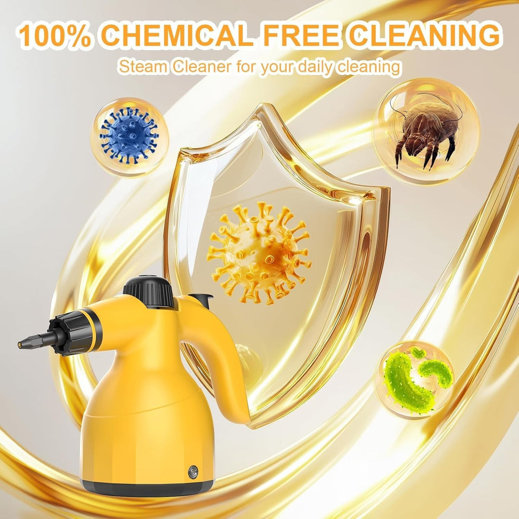 Steam Cleaner High Temperature Hand Held Steamer Home Kitchen Car Multi Purpose