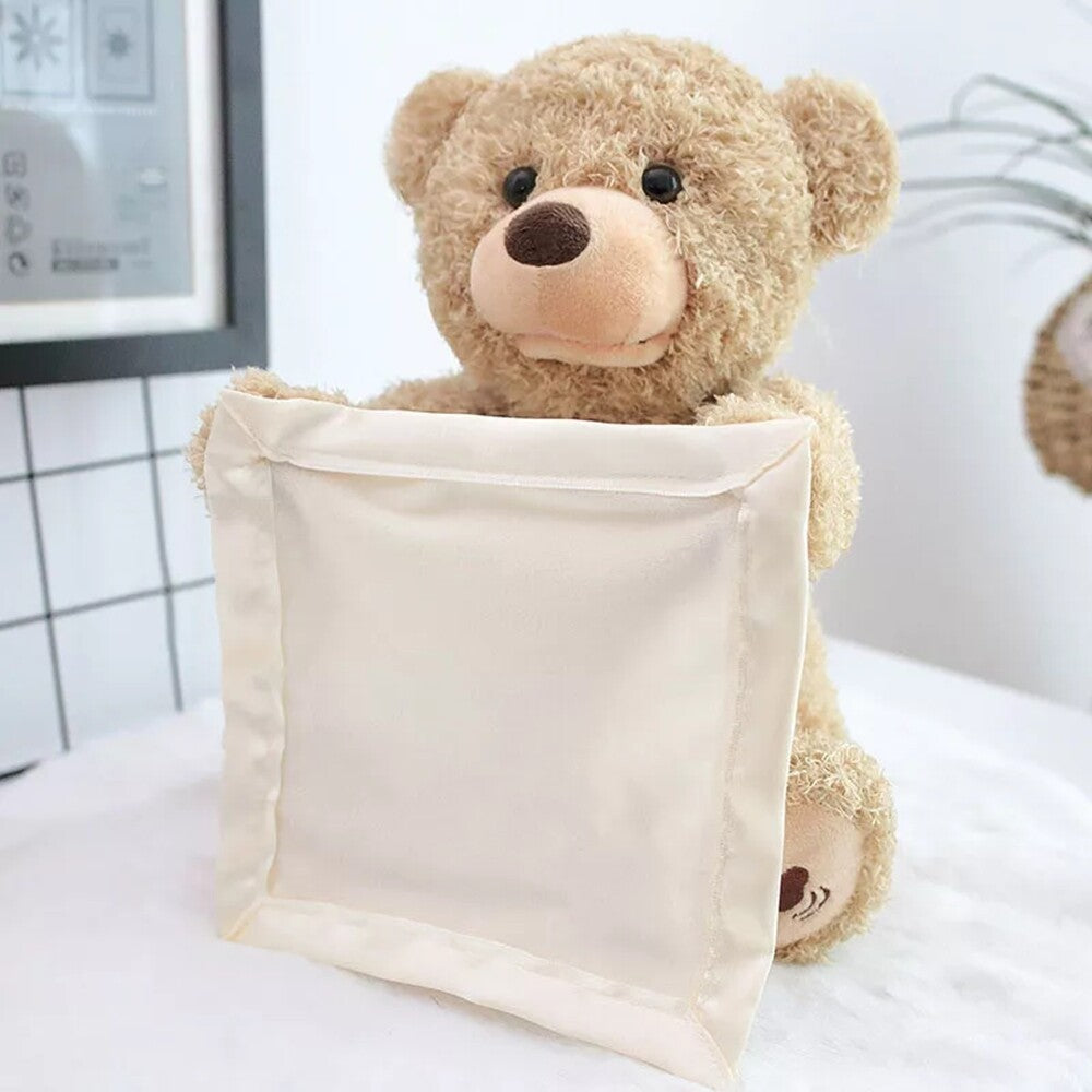 Peek-A-Boo Teddy Bear Plush Interactive Soft Toy Doll Kids Adults Birthday Gift