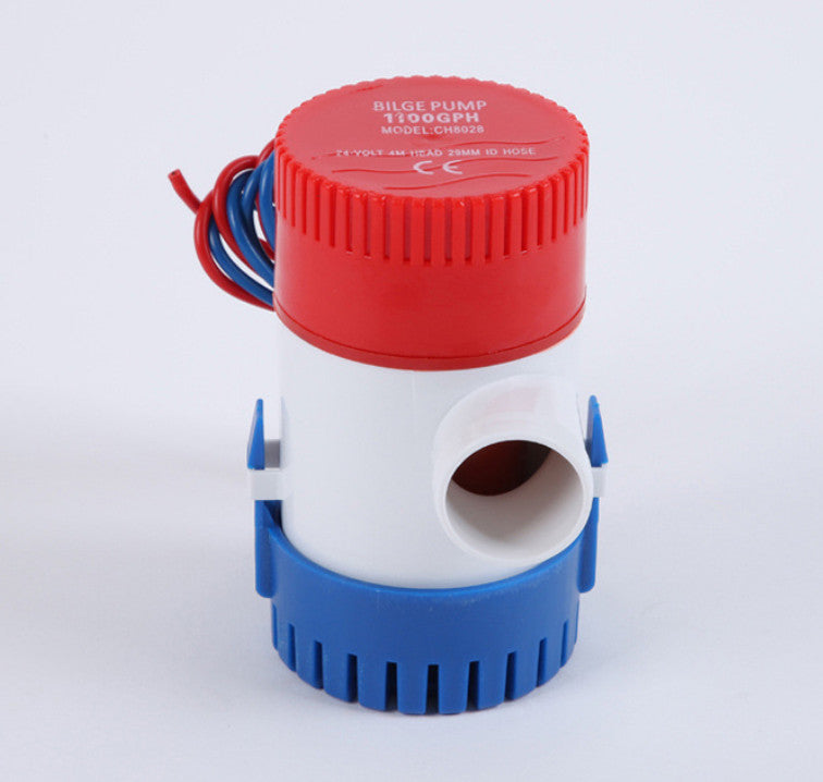 1100GPH Marine Bilge Pump Submersible Water Pump DC 12V Electric Yacht Boat UK