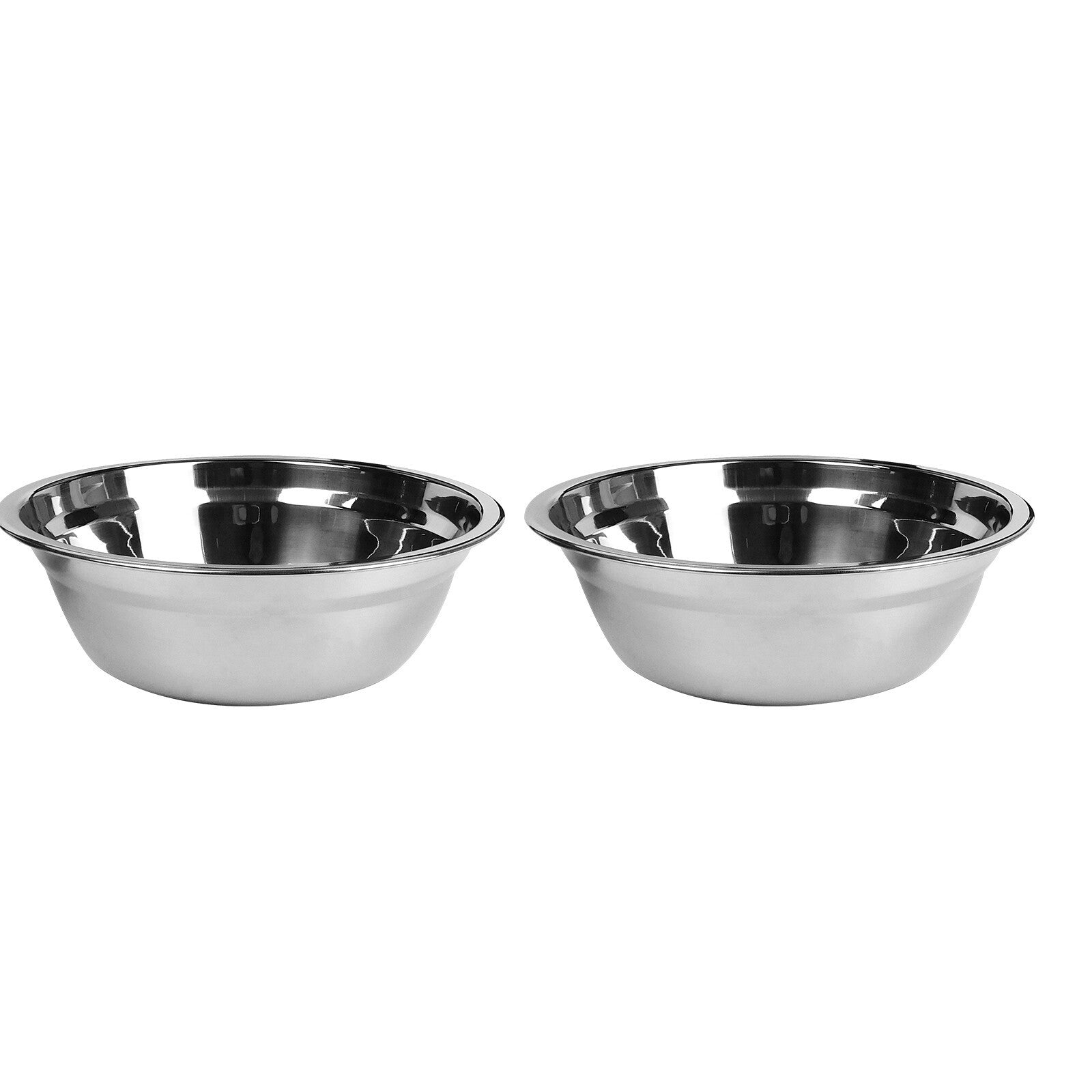 Large Dog Food Feeding Stand Station Stainless Double Raised Bowls Steel Holder