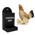 Chicken Grit Feeder Corner Hanging Feeding Device Trough Automatic Gravity