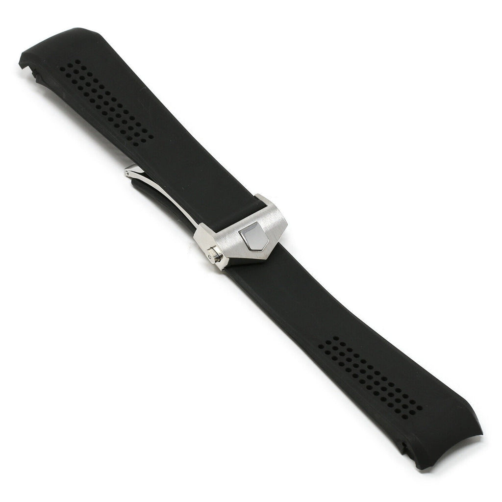 20/22/24mm Rubber Watch Band Fit For Tag Heuer CV2014.FT6014 Silicone Strap