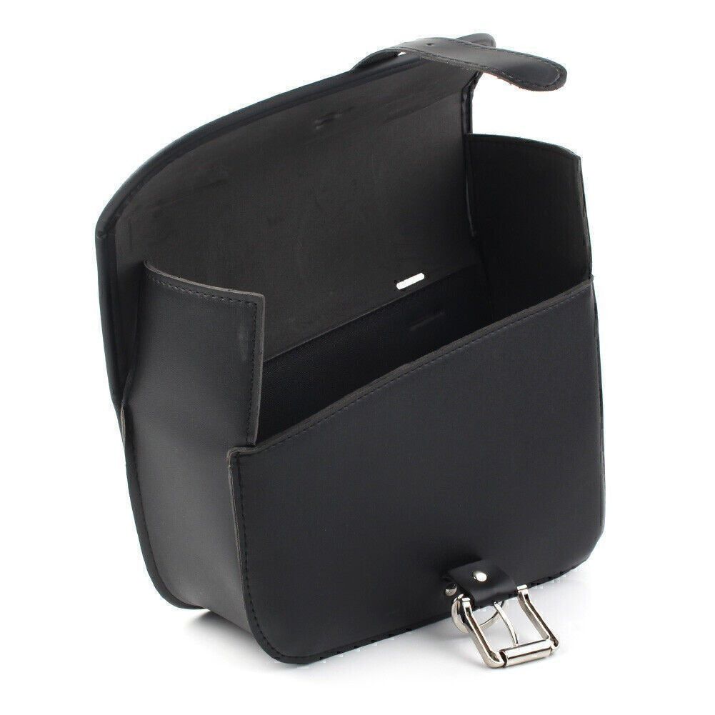 Left Side PU Leather Saddlebag Saddle Bag for Harley Sportster Iron 72 883 1200
