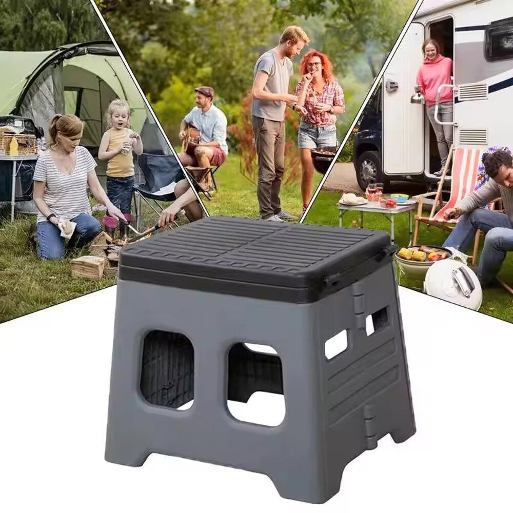 Portable Folding Camping Toilet Compact Potty Loo Caravan Toilet Picnic Fishing