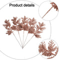 Artificial Leaves Garland Christmas Tree Decor 5pcs Rose Gold/Silver/Gold/Red