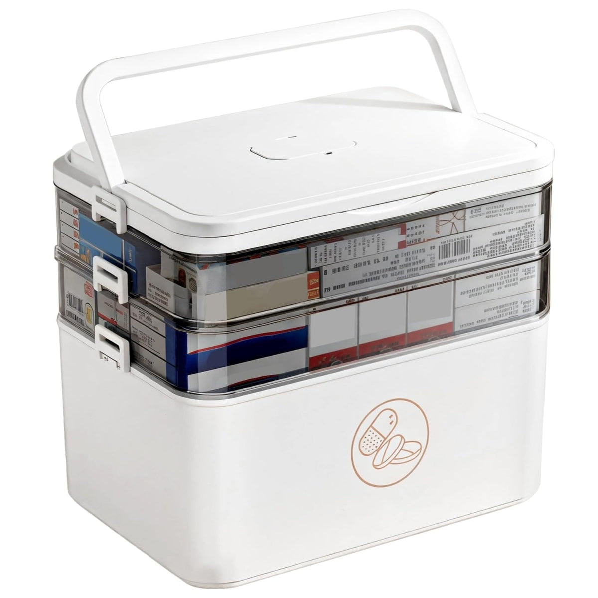 Medicine Storage Box Portable Medication Storage Large Capacity Medicine Box UK