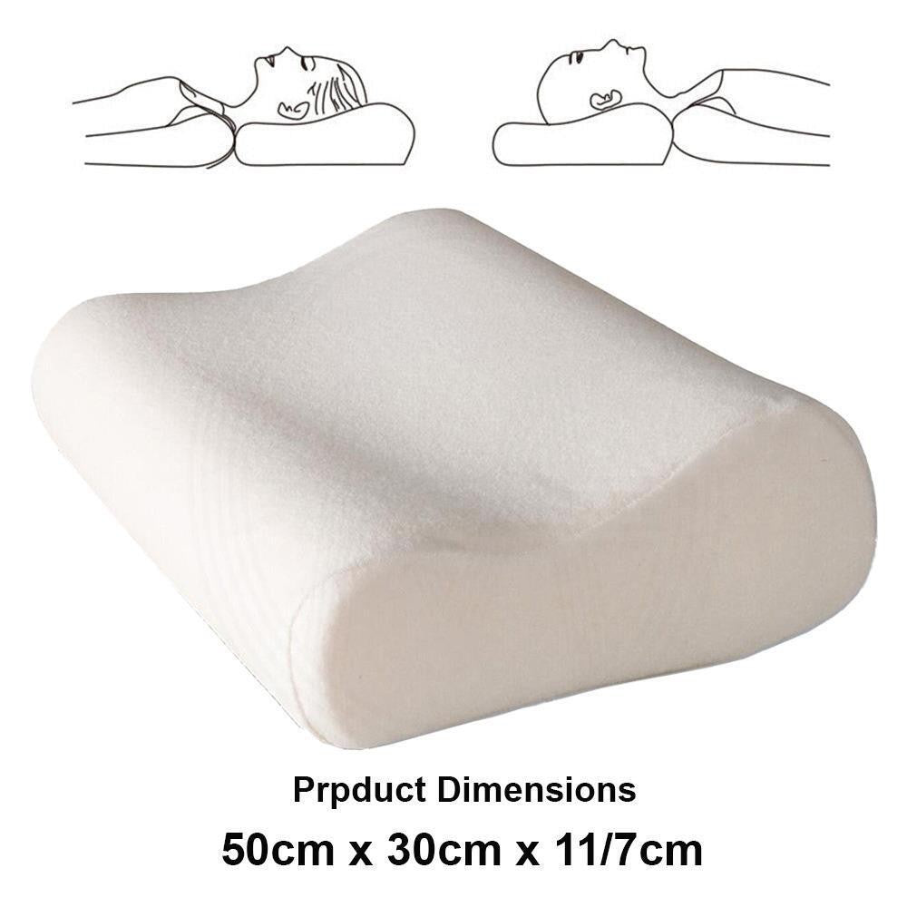 Memory Foam Pillow Contour Neck Back Support Orthopaedic Head My Pillows