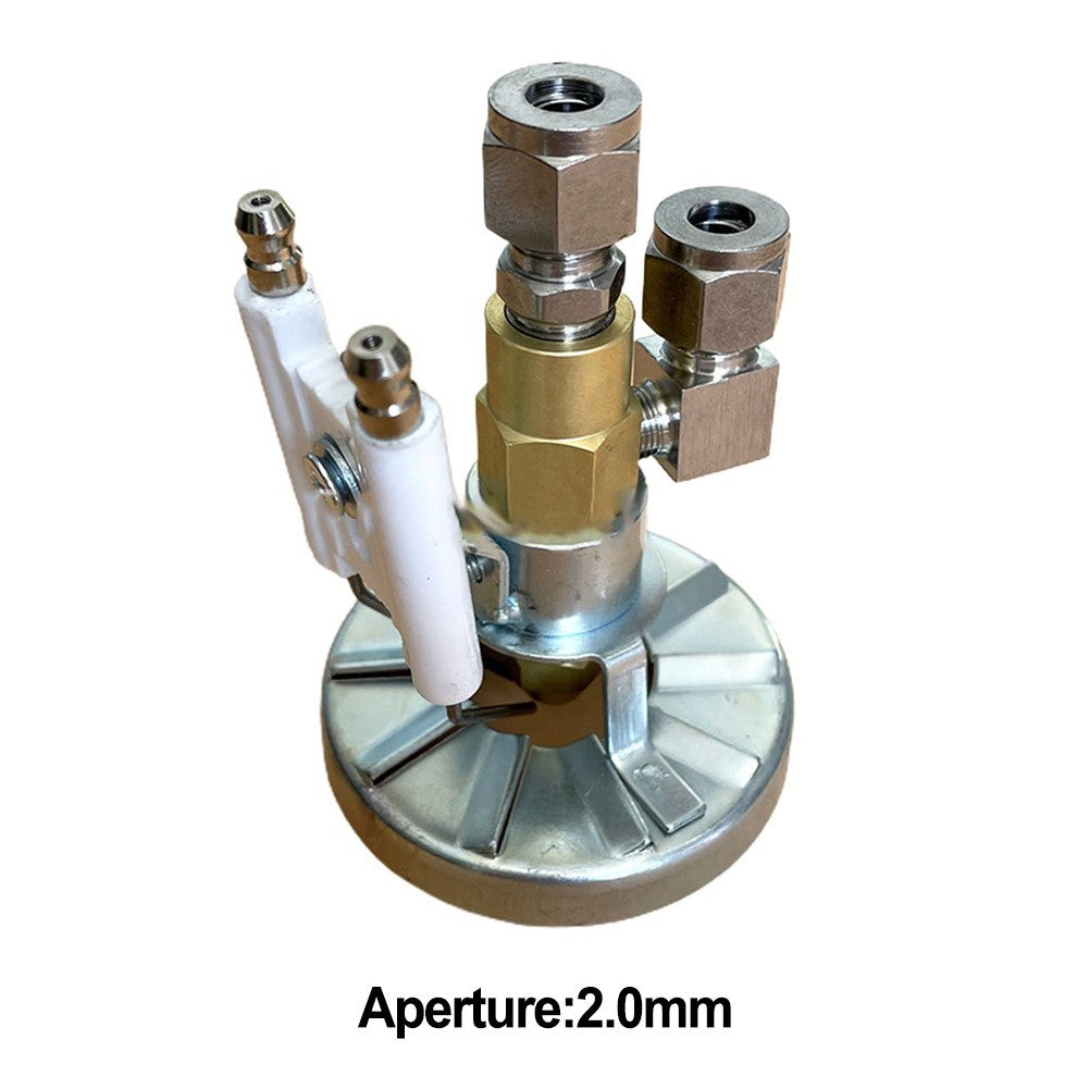 Waste Oil Burner Nozzle Siphon Air Atomizing Spray Nozzle Electrode  0.5-2.0mm.