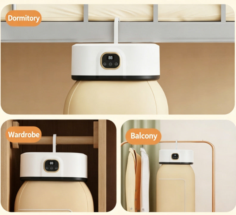Collapsible Dryer Automatic Ironing  Machine Button Operated Portable Dryer