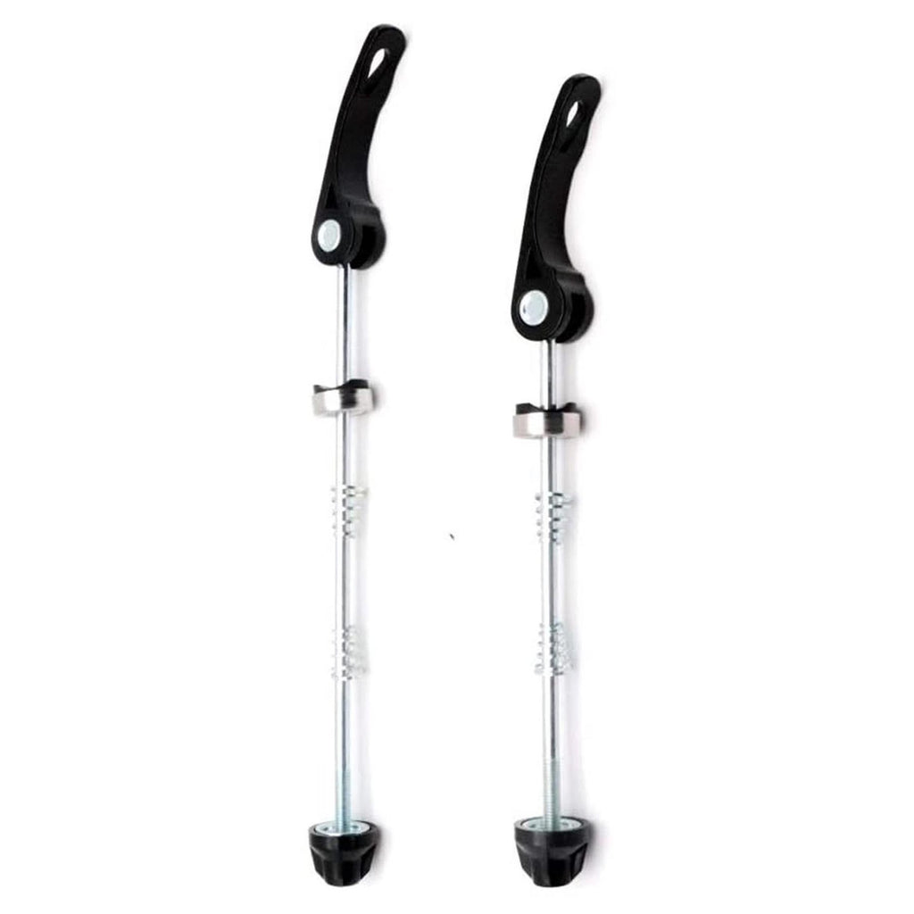 2Pcs Bike Quick Release Wheel Hub Skewers Pair Front and Rear Aluminium